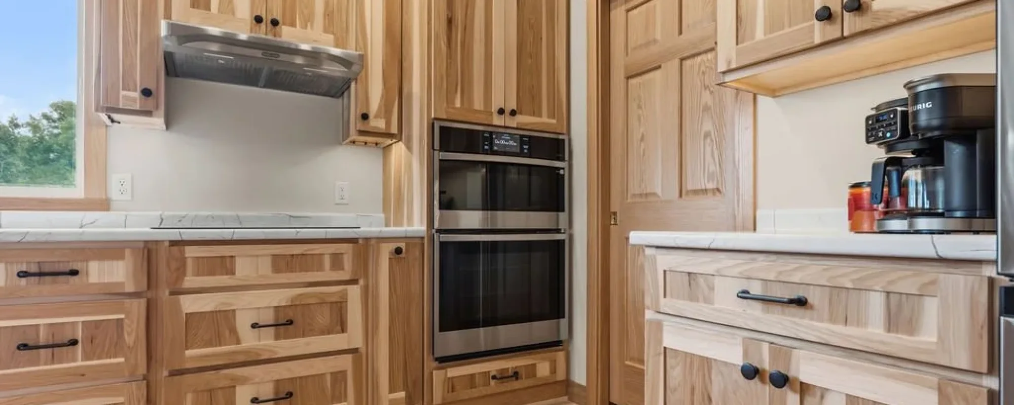 Custom Kitchen Cabinets banner Handcrafted custom kitchen cabinets in a Chippewa Valley home