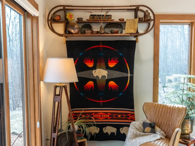 One-of-a-kind handmade wood furniture piece by Tradgard