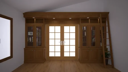Custom bookcase and built-in project by Tradgard Artisan Cabinetry
